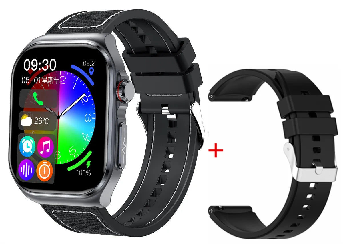 Amoled Smart Watch ET585 Men ECG Blood Compositoin Health Monitoring Bluetooth Call Women Sports Fitness Tracker Smartwatch